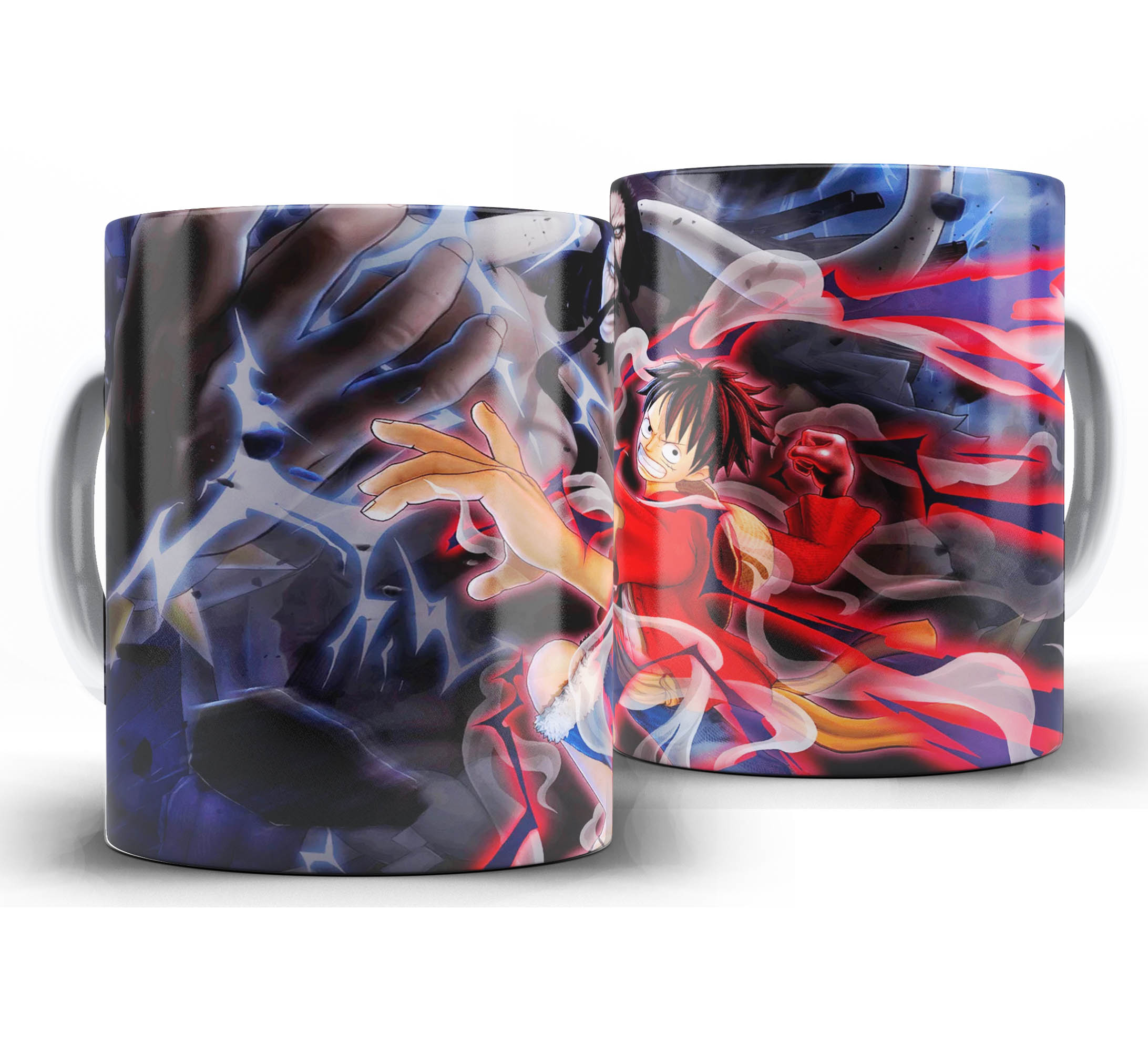 Caneca Anime - One Piece W15 - Luffy Vs Kaidou Haki